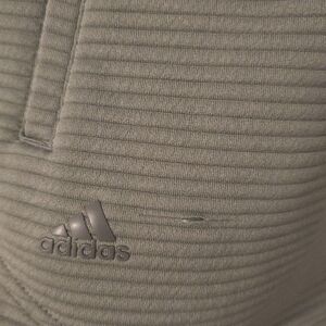 Adidas Ribbed Olive Green Hoodie with Logo